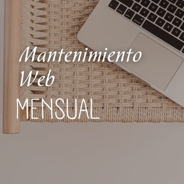 Mantenimiento web mensual